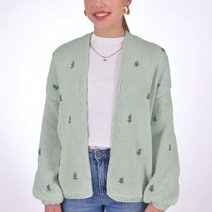 NWT Fanm Mon Green Sweater